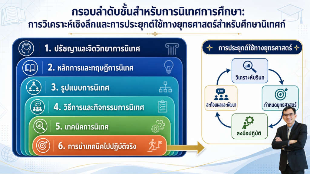 กรอบลำดับชั้นสำหรับการนิเทศการศึกษา: การวิเคราะห์เชิงลึกและการประยุกต์ใช้ทางยุทธศาสตร์สำหรับศึกษานิเทศก์