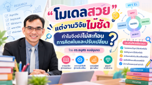 ตอนที่ 4 “โมเดลสวย แต่งานวิจัยไม่ชัด” ทำไมจึงยังไม่สะท้อนการคิดค้นและปรับเปลี่ยน?